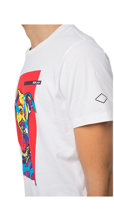 ベーシックジャージー DogプリントTシャツ 詳細画像